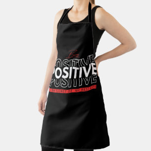 Positiv sein schürze