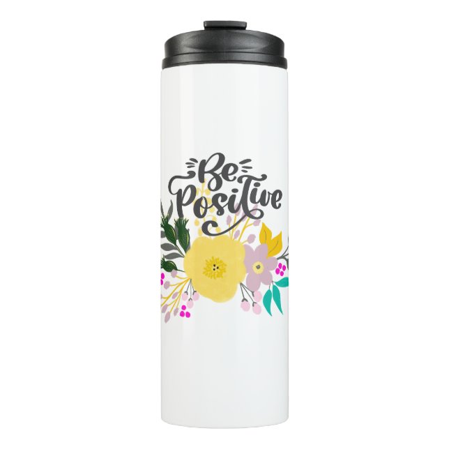 positiv sein thermosbecher (Vorderseite)