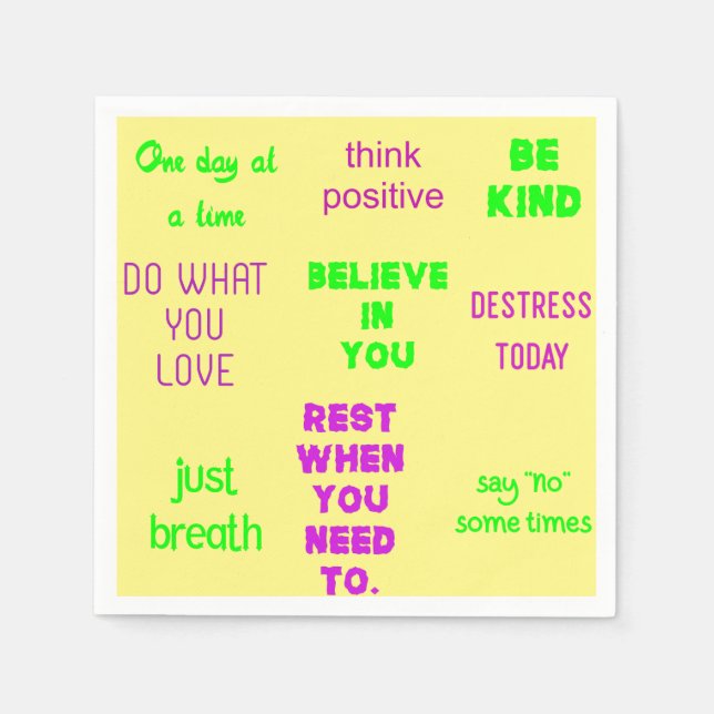 positiv serviette (Vorderseite)