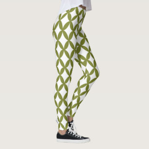 Positiv und Negativ Olive Green Leggings