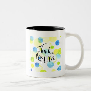 positiv zweifarbige tasse