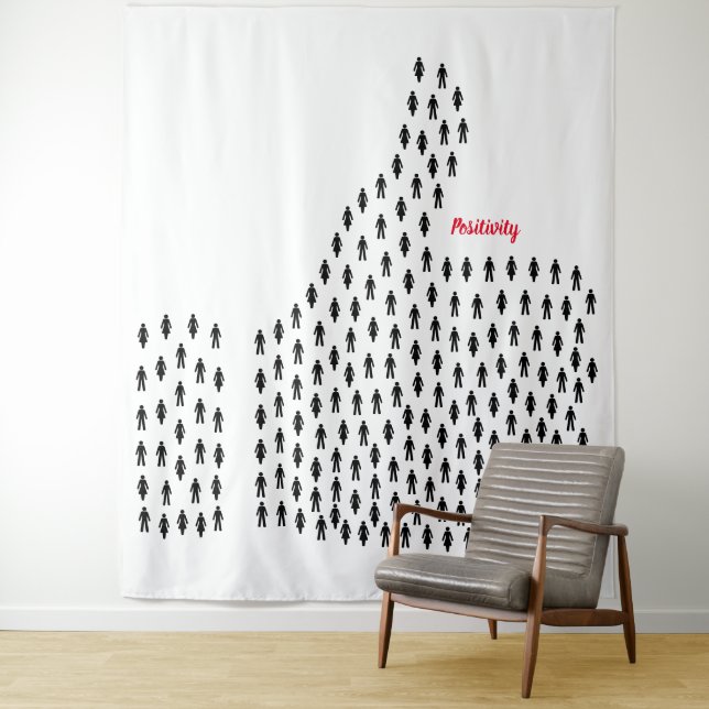 Positivband Wandteppich (Beispiel)