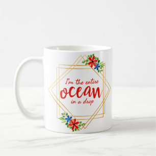 positive Affirmationen für Selbstakzeptanz Kaffeetasse