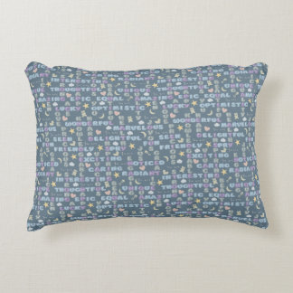 Positive Affirmations Kinderkissen Blau Dekokissen