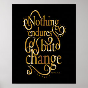 Positive Änderungs-motivierend Zitat Poster