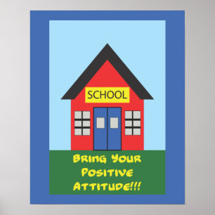 Positive Attitude School Poster