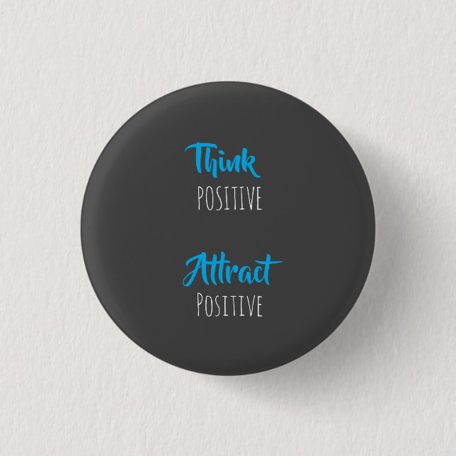 Positive Attraktive Round Button (Vorderseite)