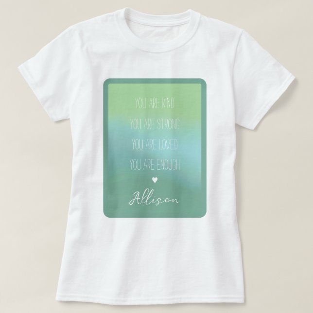Positive Bejahung der Zollschuld T-Shirt (Design vorne)