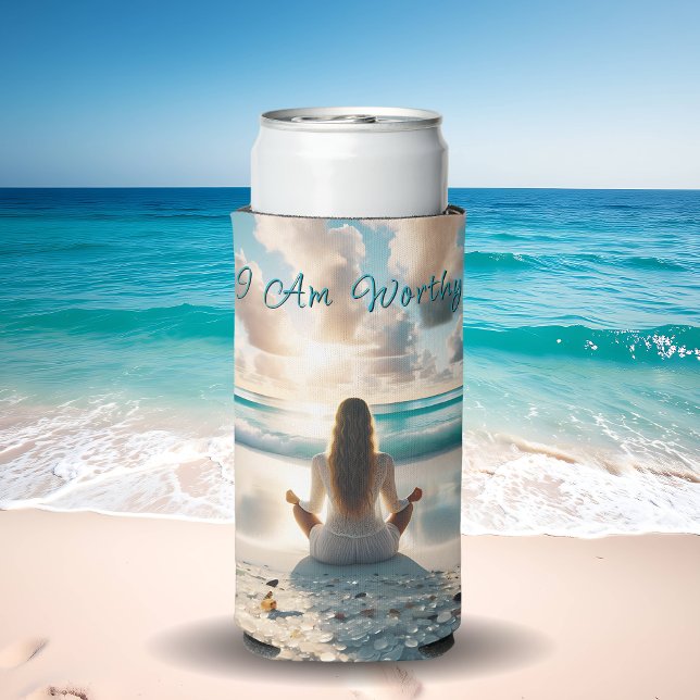 Positive Bejahung | Ich bin es wert, Liebe zu habe Selters Dosenkühler (Von Creator hochgeladen)