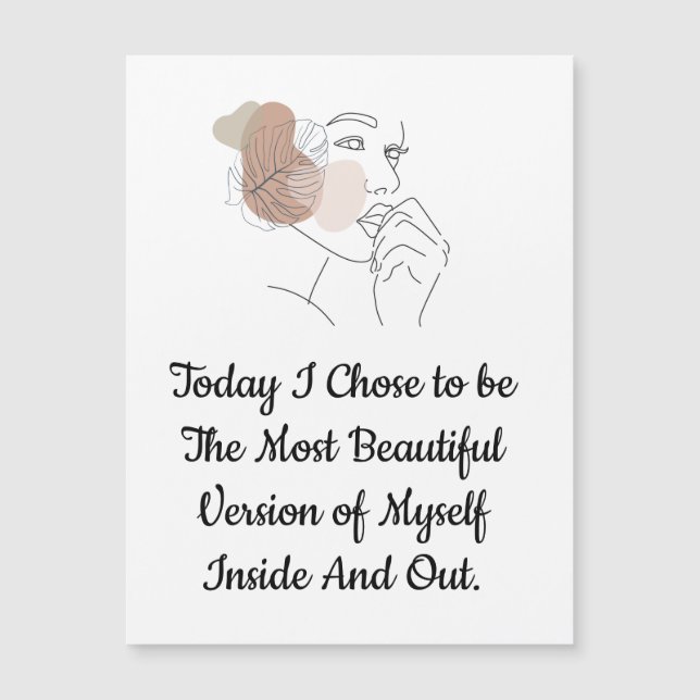 Positive Bejahung Magnetkarte (Vorderseite)