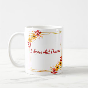 positive Bejahungen der Motivation Kaffeetasse
