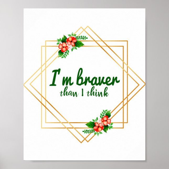 positive Bejahungen des Lebens Poster (Vorne)