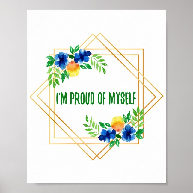 positive Bejahungen für den Vormittag Poster (Vorne)