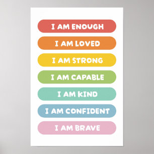 Positive Bejahungen Poster