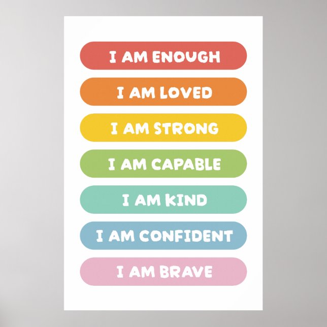 Positive Bejahungen Poster (Vorne)