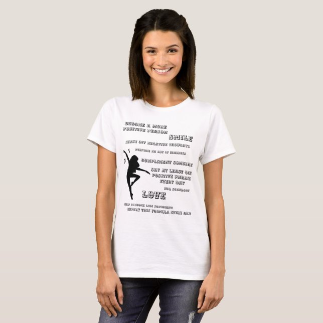 Positive Bejahungen T-Shirt (Vorne ganz)