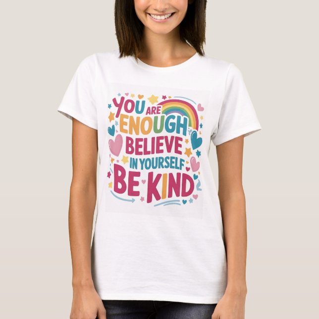 Positive Bejahungen und Ermächtigung - Kinder T-Shirt (Vorderseite)