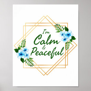 positive Bekräftigungen des Tages Poster