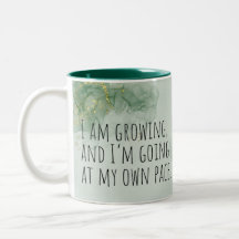 Positive Bestätigung der Aquarellfarbe Grün/Gold