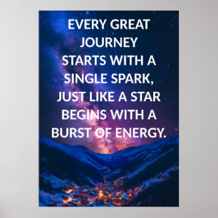 Positive Bestätigung Inspiration Zitat Poster