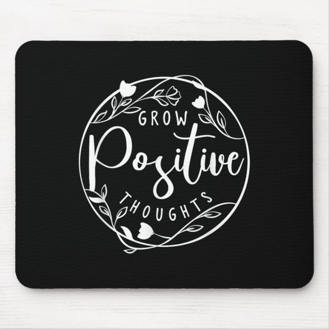 Positive Bestätigung und Ritual oder wachse positi Mousepad (Vorne)