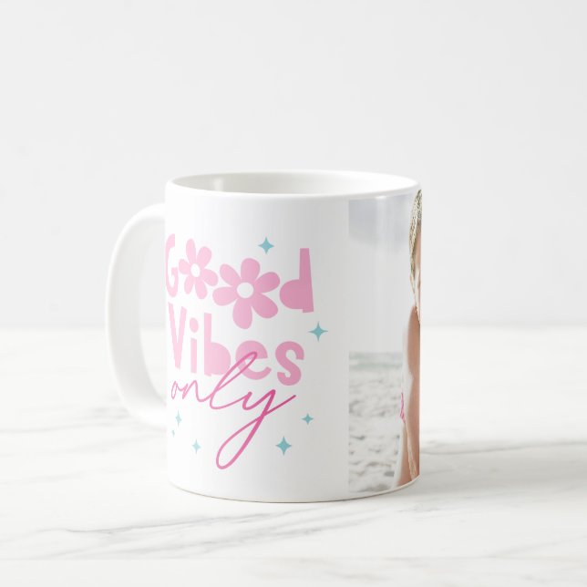 Positive Blüte Kaffeetasse (Vorderseite Links)