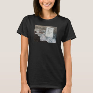 Positive Botschaft mit natürlichem Meereslandschaf T-Shirt