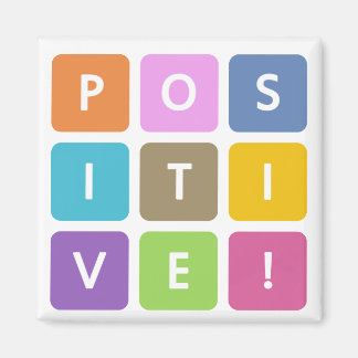 Positive Cubes Collection Magnet