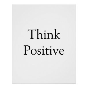 positive Denk Motivation Geschäft Name Text d Poster