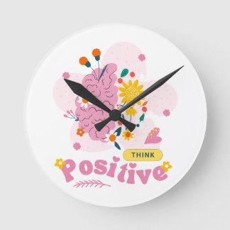 Positive Denk Runde Uhr