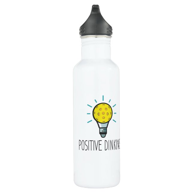Positive Dinking Pickleball Wasserflasche Edelstahlflasche (Rechts)