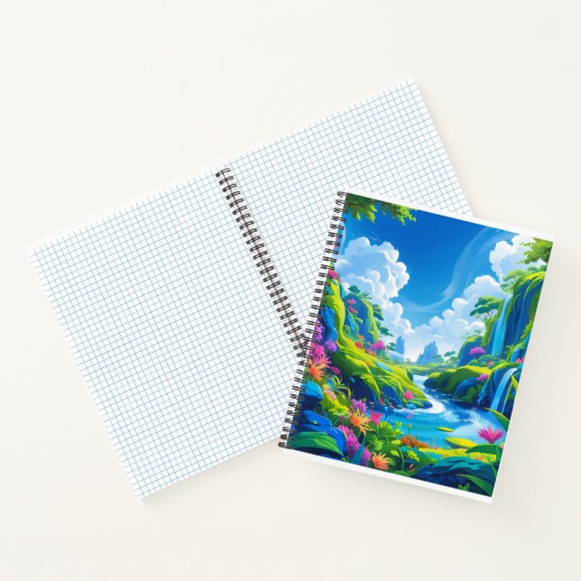 Positive Einstellung 1 Notizbuch (Innenseite)