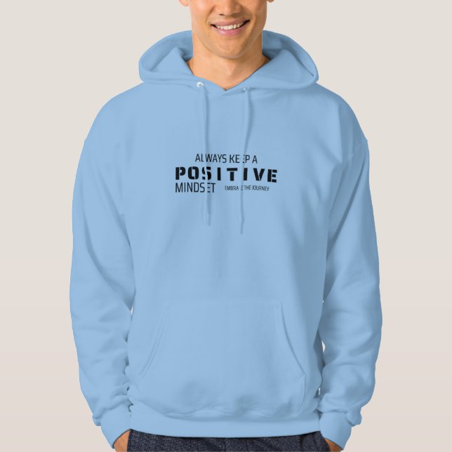 Positive Einstellung Hoodie (Vorderseite)
