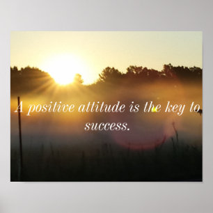 Positive Einstellung Inspiration Sonnenaufgang Pos Poster