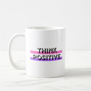 positive Einstellung inspirierende positive Zitate Kaffeetasse