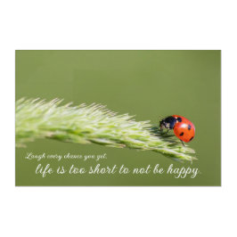 Positive Einstellung und Lebenseinstellung wenig L Acryl Wandkunst