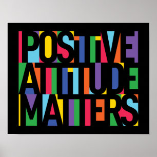 Positive Einstellungen Poster