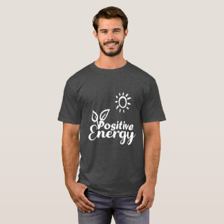 Positive Energie Auftrieb Typografie-T - Shirt
