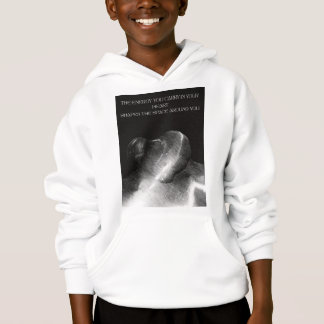 Positive Energie im Herzen Hoodie