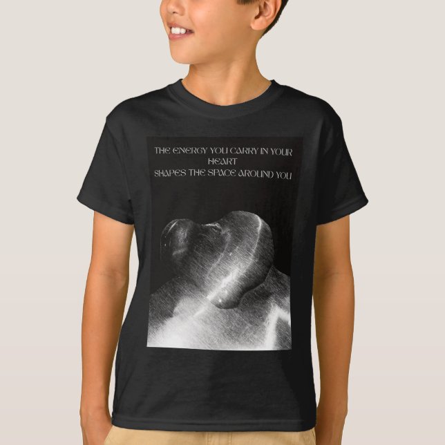 Positive Energie im Herzen T-Shirt (Vorderseite)