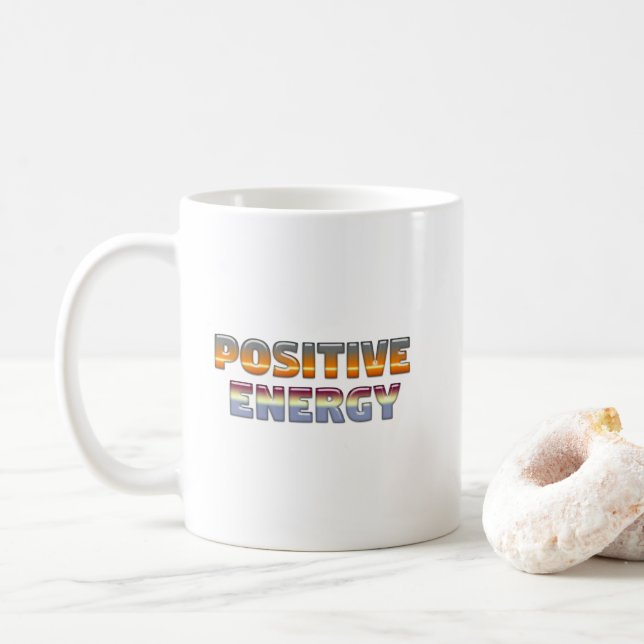 Positive Energie Kaffeetasse (Mit Donut)