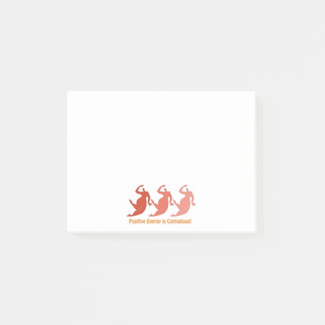 Positive Energiepost-itanmerkungen Post-it Klebezettel (Vorderseite)