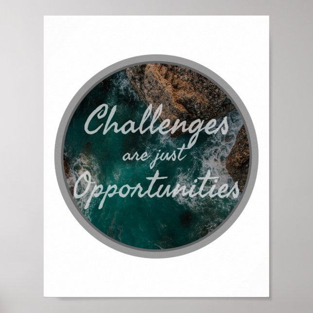 positive Energiequoten für Arbeit, Leben Poster (Vorne)