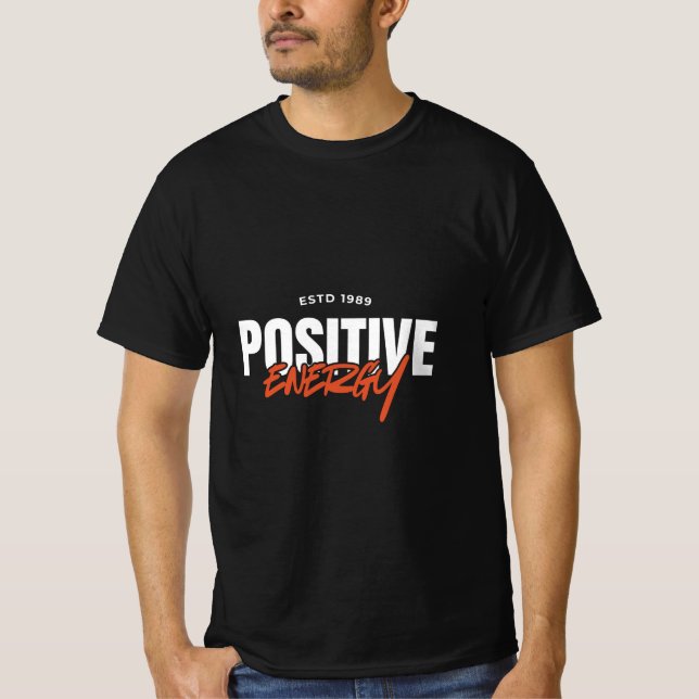 Positive Energy Estd 1989 Logo T-Shirt (Vorderseite)