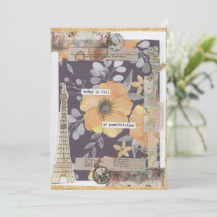 Positive Ermutigung Inspiration Grußkarte Dankeskarte