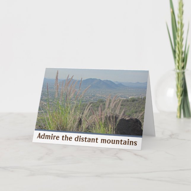 Positive Ermutigung zur Erreichung Ihrer Ziele Karte (Vorderseite)