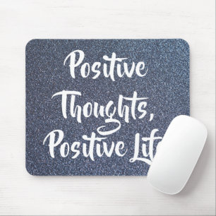 Positive Gedanken Inspiration Zitat personalisiere Mousepad