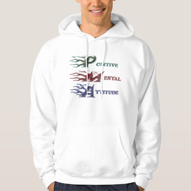 Positive Geisteshaltung Hoodie (Vorderseite)