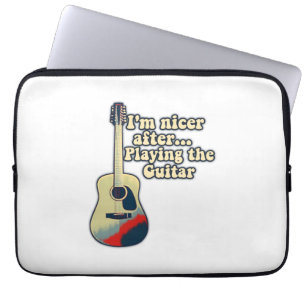 positive Gitarren-Redewendungen für Gitarrenfans Laptopschutzhülle