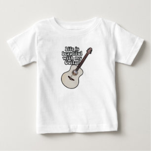 positive Gitarrenspieler-Redewendungen Baby T-shirt